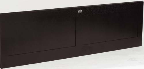 Larger image of daVinci 1700mm contemporary bath side panel in wenge finish.