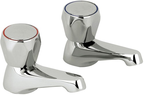 Larger image of Solo Bath taps (Pair, Chrome)