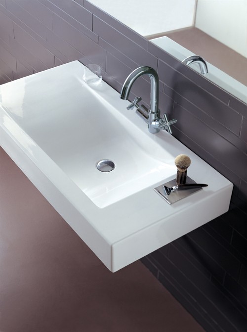 Example image of Frozen 1 Tap Hole Wall Hung Basin 1000mm.
