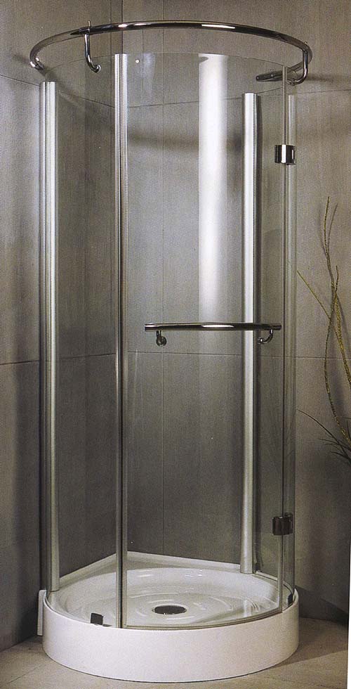 Larger image of Specials Circular quadrant shower enclosure with tray & waste.
