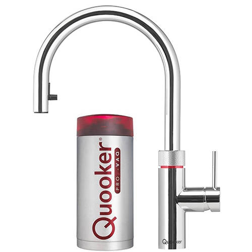 Larger image of Quooker Flex 3 In 1 Boiling Water Kitchen Tap. COMBI (Polished Chrome).
