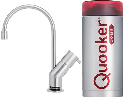 Larger image of Quooker Design Hot & Boiling Water Tap.  COMBI 2.2 (Brushed Chrome).