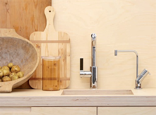 Example image of Quooker Modern Boiling Water Kitchen Tap.  PRO3-VAQ (Stainless Steel).