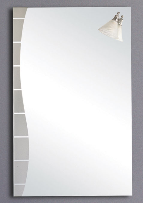 Larger image of Reflections Doncaster illuminated bathroom mirror.  Size 500x800mm.