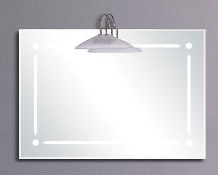 Larger image of Reflections Hertford illuminated bathroom mirror.  Size 700x1000mm.