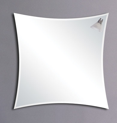 Larger image of Reflections Naas illuminated bathroom mirror.  Size 800x800mm.