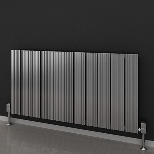 Larger image of Reina Radiators Enzo Horizontal Radiator (Polished). 660x600mm.