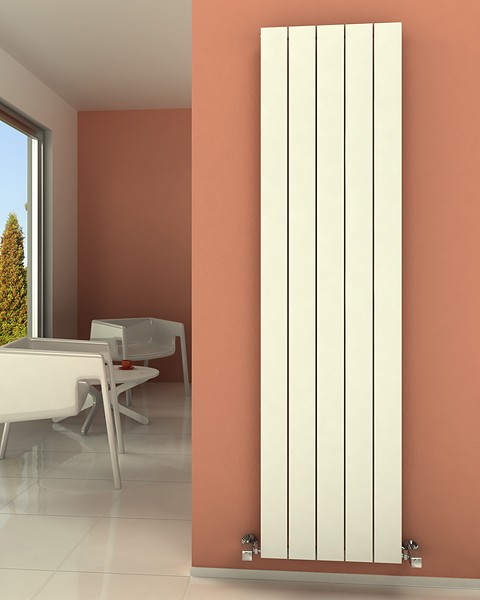 Larger image of Reina Radiators Savona Vertical Radiator (White). 280x1800mm. 2811 BTU.