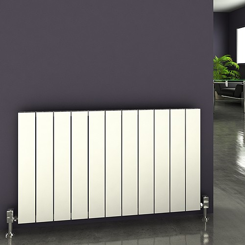 Larger image of Reina Radiators Savona Horizontal Radiator (White). 660x600mm.