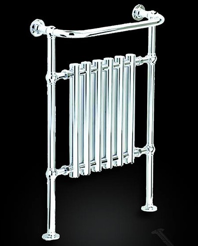 Larger image of Reina Radiators Eleanor Traditional Towel Radiator (Chrome). 675x960mm.