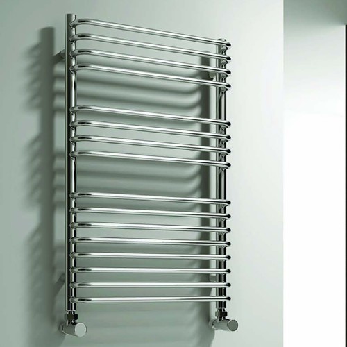 Larger image of Reina Radiators Isaro Towel Radiator (Chrome). 300x1100mm.