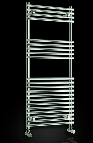 Larger image of Reina Radiators Pavia Towel Radiator (Chrome). 600x1650mm.