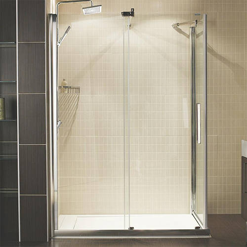 Larger image of Roman Desire Luxury Shower Enclosure (1200x900mm, RH).