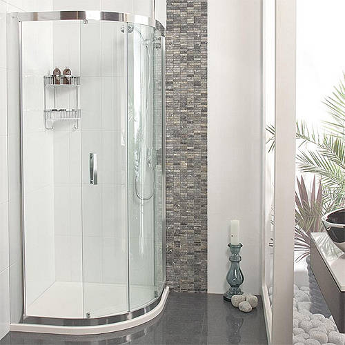 Larger image of Roman Embrace Quadrant Shower Enclosure With Sliding Door (800mm).