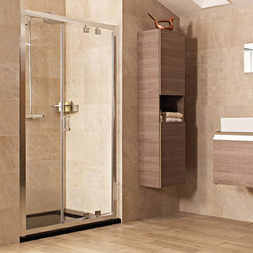 Example image of Roman Lumin8 Shower Enclosure With Inswing Door (1200x800mm).