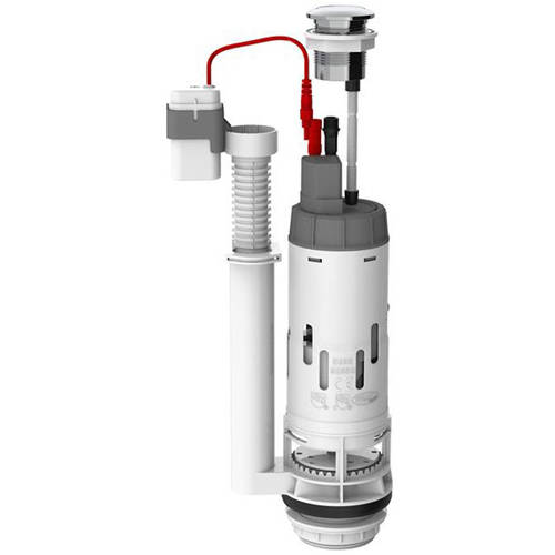 Example image of Roca Touchless Sensor Dual Flush Toilet Cistern Mechanism (Battery Power).