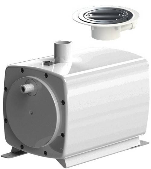 Larger image of Saniflo Sanifloor 2 Wetroom Shower Pump With Round Gully.