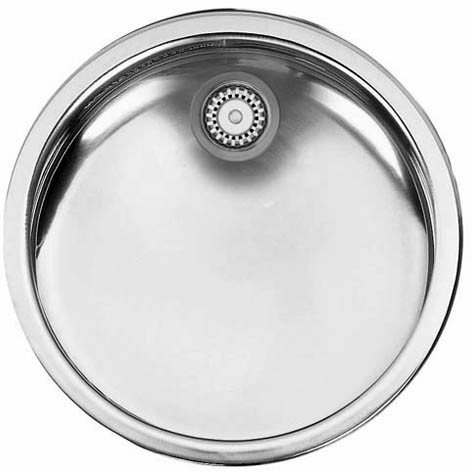 Larger image of Smeg Sinks Round Alba Bowl Drainer (Stainless Steel).