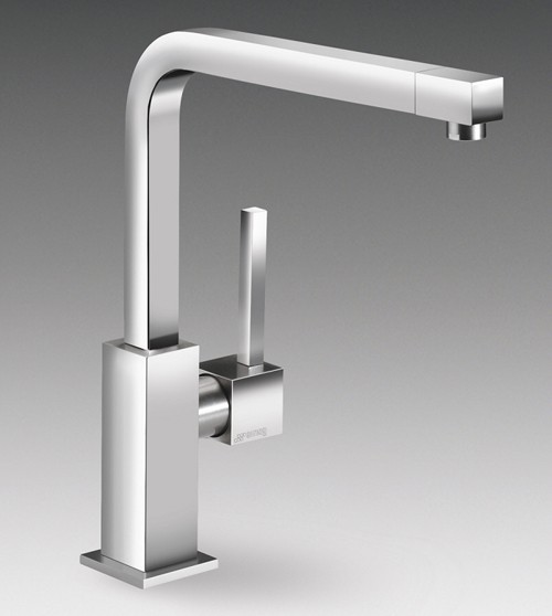 Larger image of Smeg Taps Kitchen Tap With Single Lever (Brushed Stainless Steel).