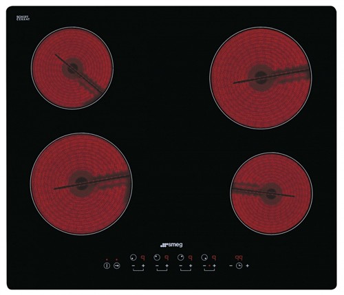 Larger image of Smeg Ceramic Hobs 4 Ring Touch Control Ceramic Hob & Angled Edge. 60cm.