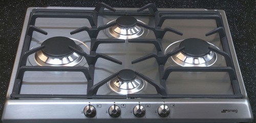 Larger image of Smeg Gas Hobs Classic 4 Burner Gas Hob. 60cm (Stainless Steel).