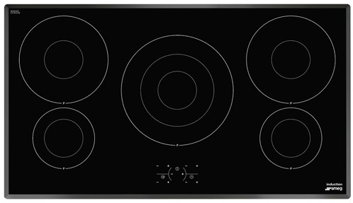 Larger image of Smeg Induction Hobs 5 Ring Induction Hob With Angled Edge. 90cm.