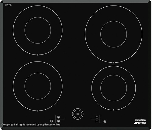 Larger image of Smeg Induction Hobs 4 Ring Induction Hob With Angled Edge. 60cm.