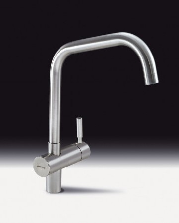 Larger image of Smeg Taps Siena Kitchen Tap With Single Lever (Brushed Stainless Steel).