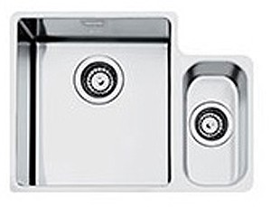 Larger image of Smeg Sinks Mira 1.5 Bowl Undermount Kitchen Sink 472x608mm (S Steel).