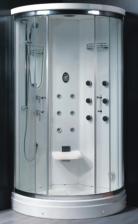 Larger image of Hydra Pro 1000x1000 Steam massage shower enclosure.