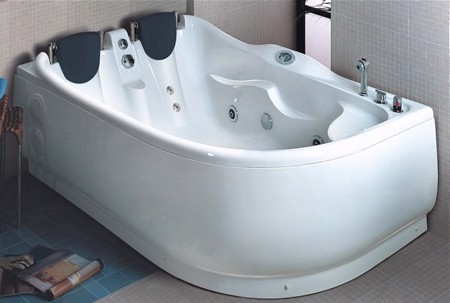 Larger image of Hydra Pro Whirlpool bath for two people. Right Hand. 1800x1200mm.