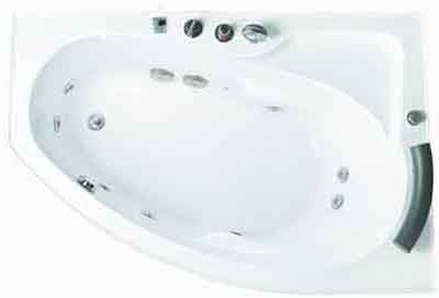 Example image of Hydra Pro Deluxe Whirlpool Bath.  Left Hand. 1500x1000mm.