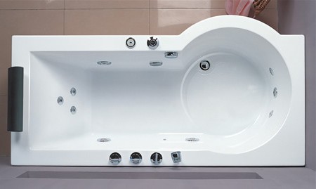 Example image of Hydra Pro Complete Shower Bath (Left Hand). 1680mm. 8 Jet whirlpool.