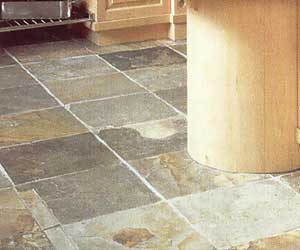 Example image of Natural Stone 10m Riven Slate Tropical 300x300x8-13mm
