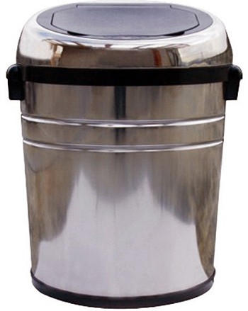 Larger image of Auto Sensor Bin 85 Litre Stainless Steel Waste Bin. (Large)