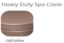 Example image of Hot Tub White Hydro Hot Tub (Light Yellow Cabinet & Yellow Cover).