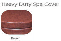 Example image of Hot Tub Gypsum Mercury Hot Tub (Black Cabinet & Brown Cover).