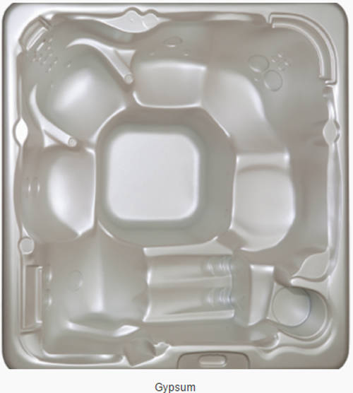 Example image of Hot Tub Gypsum Ocean Hot Tub (Black Cabinet & Grey Cover).