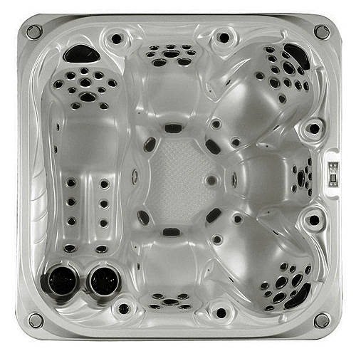 Example image of Hot Tub Gypsum Venus Hot Tub (Black Cabinet & Grey Cover).