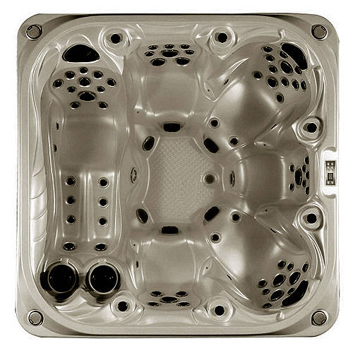 Example image of Hot Tub Oyster Venus Hot Tub (Chocolate Cabinet & Yellow Cover).
