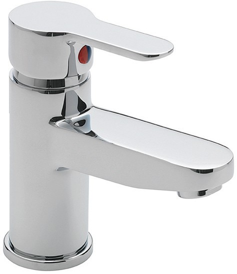 Larger image of Tre Mercati Lollipop Mono Basin Mixer Tap With Click Clack Waste (Chrome).