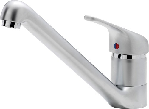 Larger image of Tre Mercati Kitchen Modena Dual Flow Kitchen Tap (Satin Chrome).