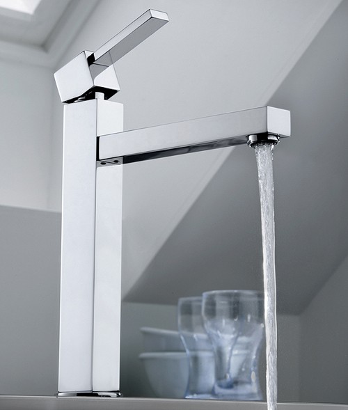 Larger image of Tre Mercati Kitchen Turn Me On Kitchen Tap (Chrome).