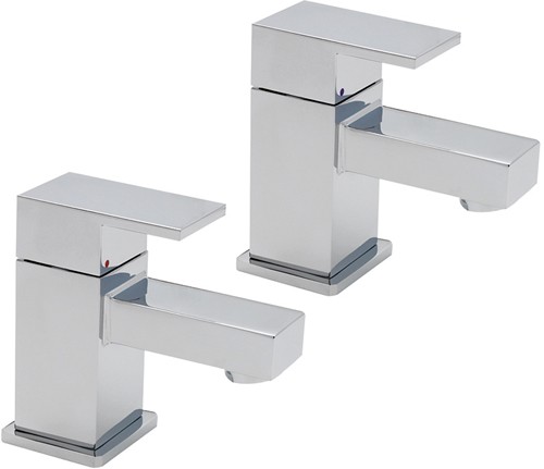 Larger image of Tre Mercati Edge Basin Taps (Chrome).