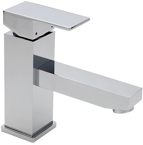 Larger image of Tre Mercati Edge Mono Basin Mixer Tap With Pop Up Waste (Chrome).