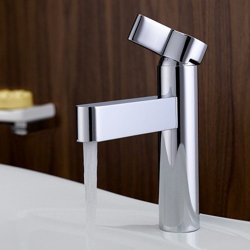 Example image of Tre Mercati Cabana Mono Basin Mixer Tap With Click Clack Waste (Chrome).