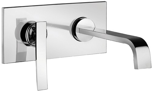 Larger image of Tre Mercati Dance Wall Mounted Basin Mixer Tap (Chrome).