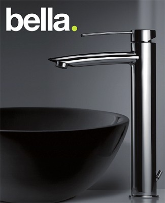 Example image of Tre Mercati Bella Extended Mono Basin Mixer Tap (Chrome).