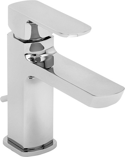 Larger image of Tre Mercati Vamp Mini Basin Mixer Tap With Click Clack Waste (Chrome).