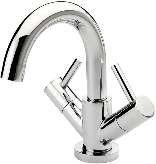 Larger image of Tre Mercati Poppy Mono Basin Mixer Tap With Click Clack Waste (Chrome).